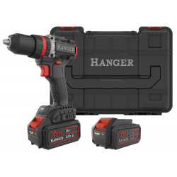 PERCEUSE-VISSEUSE À PERCUSSION 18V HANGER DC18-90X5 - 2 BATTERIES LI-ION 5AH - CHARGEUR - COFFRET HANGBOX