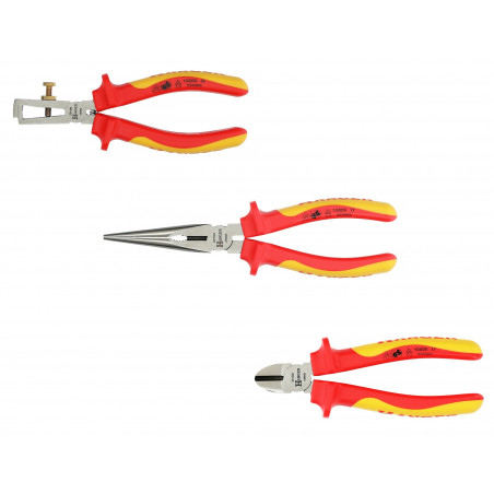 ENSEMBLE DE 3 PINCES ISOLÉES BI-MATIÈRE 1000V HANGER