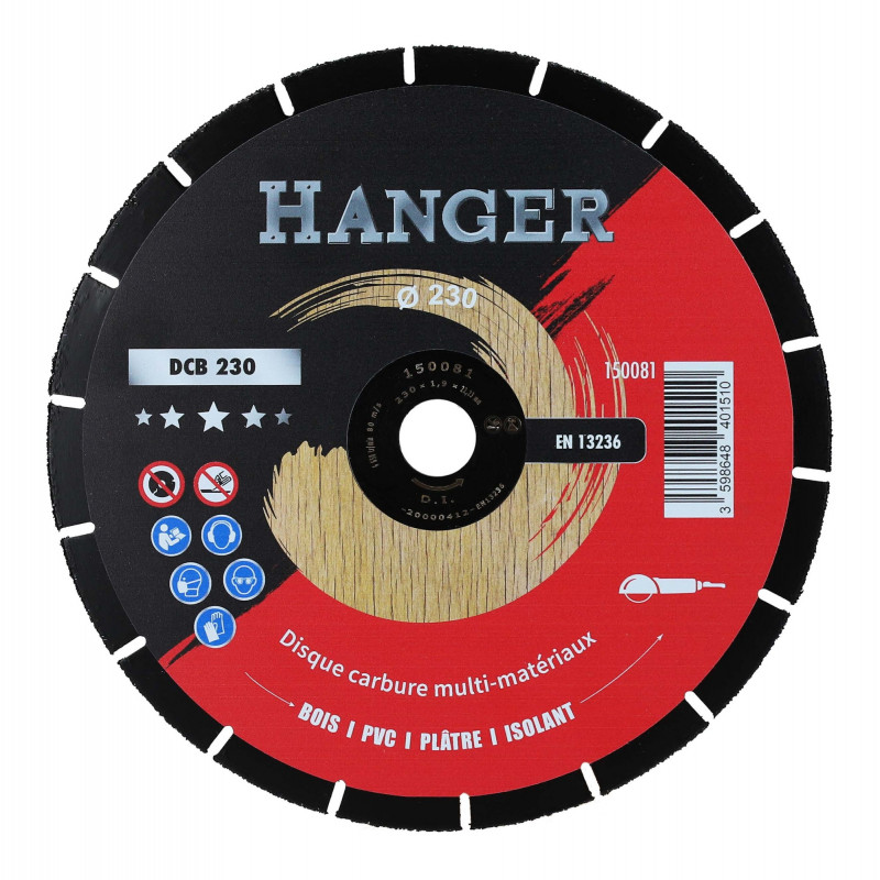 DISQUE MULTI-MATÉRIAUX EN CARBURE - HANGER