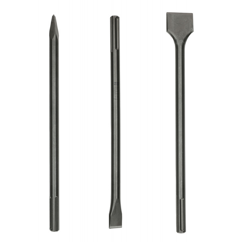 SET DE 3 BURINS SDS-MAX HANGER (PIC + PLAT + BÊCHE) 400 MM - 155991