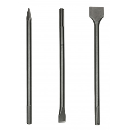SET DE 3 BURINS SDS-MAX HANGER (PIC + PLAT + BÊCHE) 400 MM - 155991