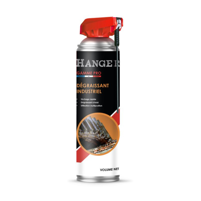 DÉGRAISSANT INDUSTRIEL HANGER 400 ML COBRA ROUGE - RÉF 700104