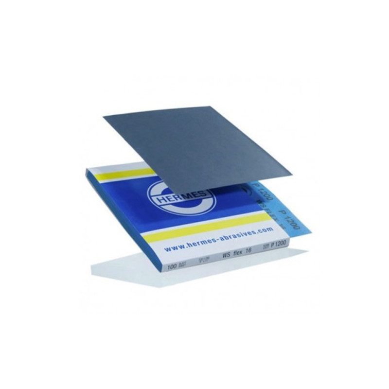 FEUILLE ABRASIVE À L'EAU HERMES WS FLEX 16 - PAPIER DE PONÇAGE FLEXIBLE