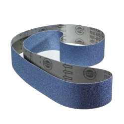 BANDE ABRASIVE EN TOILE SYNTHÉTIQUE À L'OXYDE DE ZIRCONIUM HERMES 9X533 MM - BOÎTE DE 50 UNITÉS