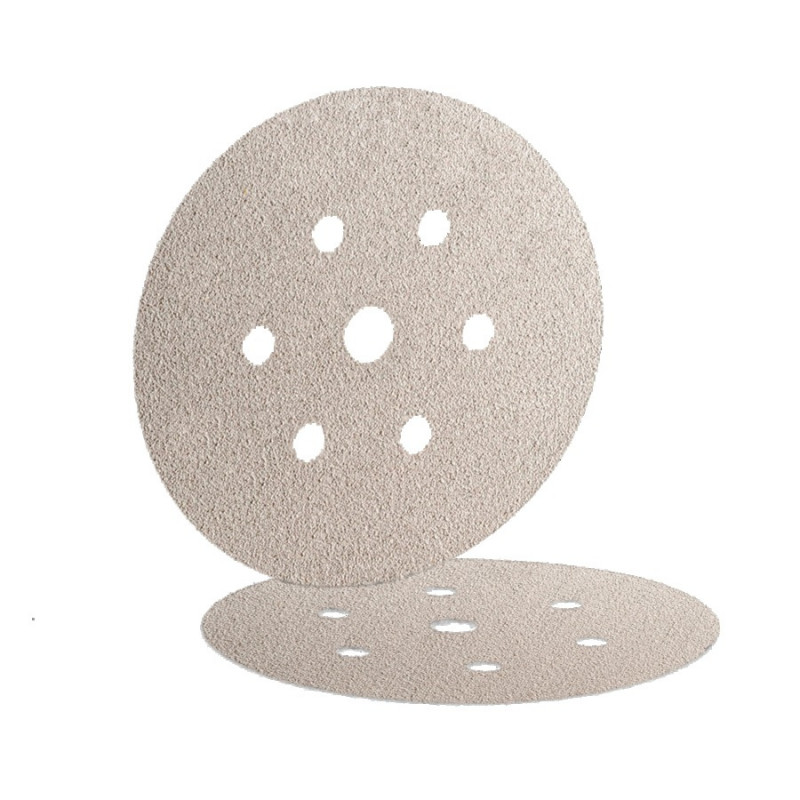 DISQUE ABRASIF AUTO-AGRIPPANT 6 TROUS HERMES VC154 LONG LIFE VEL - BOITE DE 100