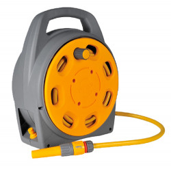 DÉVIDOIR CARÉNÉ AVEC TUYAU 20 M HOZELOCK