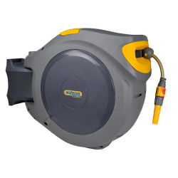 DÉVIDOIR MURAL AUTOMATIQUE FLOWMAX AVEC TUYAU 30 M - HOZELOCK