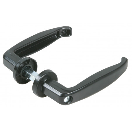 BÉQUILLE DOUBLE IBFM 4350 POUR PORTES MÉTALLIQUES, CARRÉ 8 MM