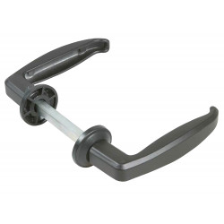 BÉQUILLE DOUBLE IBFM POUR PORTES MÉTALLIQUES, CARRÉ 7 MM, MODÈLE 535/7 BÉQUILLE DOUBLE IBFM POUR PORTES MÉTALLIQUES, CARRÉ 7 MM, MODÈLE 535/7
