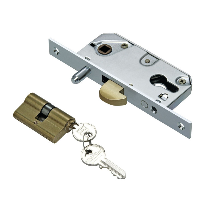 SYSTÈME DE VERROUILLAGE À MENTONNET POUR PORTAIL COULISSANT