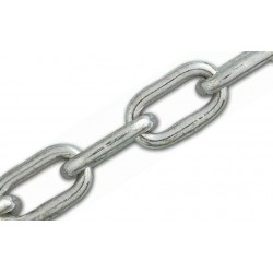 CHAINE EN ACIER GALVANISÉ À MAILLE COURTE SOUDÉE DROITE CHAPUIS