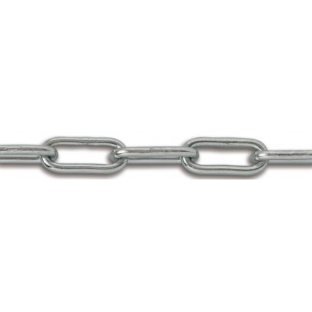 CHAINE MAILLE LONGUE ACIER ZINGUÉ CHAPUIS
