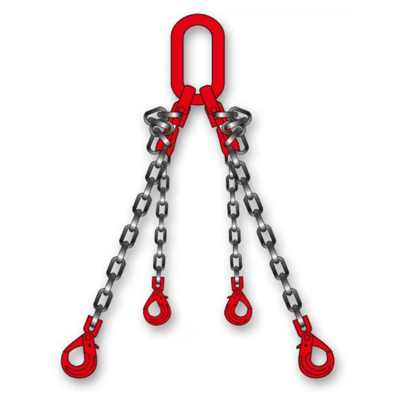 ELINGUE CHAÎNE 2 BRINS AVEC CROCHET DE SÉCURITÉ CHAPUIS - MODÈLE KLB026