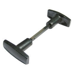 BOUTON DOUBLE EN FONTE JARDINIER MASSARD - MODÈLE J9