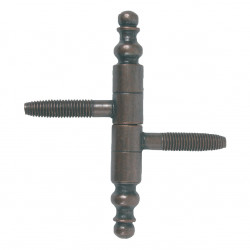 FICHE À VISSER JARDINIER MASSARD 93X13 MM ACIER BRONZE, STYLE CLASSIQUE