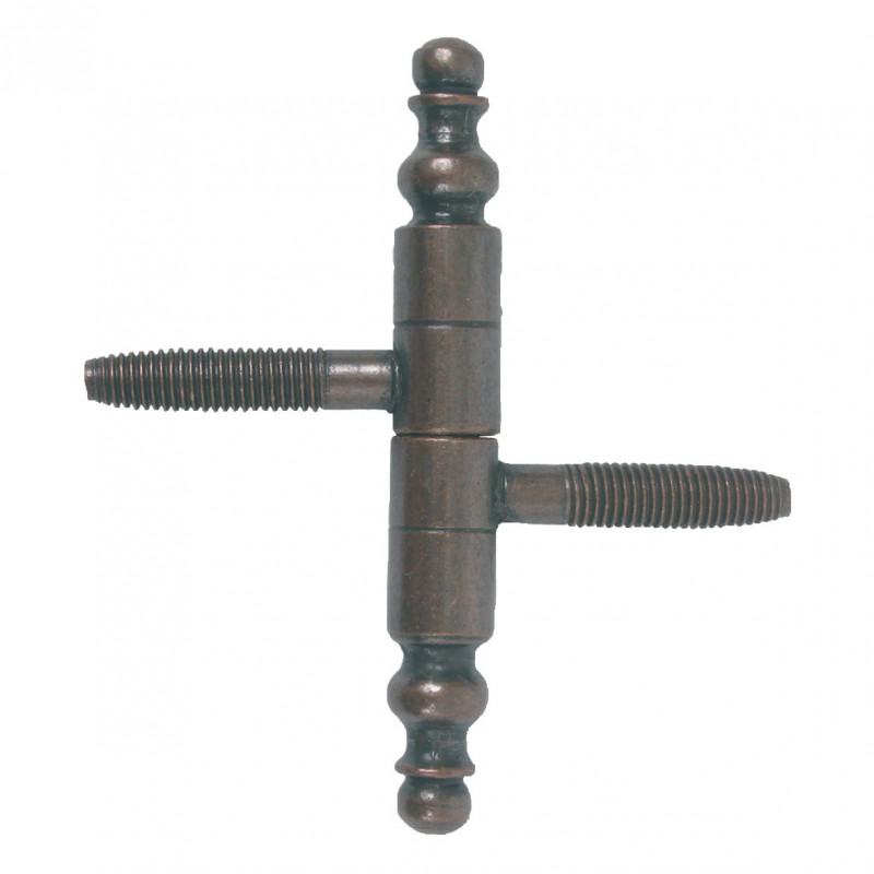 FICHE À VISSER JARDINIER MASSARD 93X13 MM ACIER BRONZE, STYLE CLASSIQUE