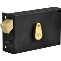 SERRURE EN APPLIQUE MONOPOINT 4 GORGES POUR GRILLE