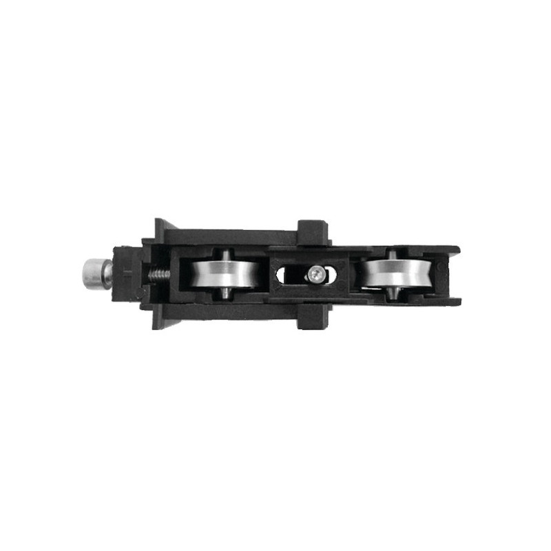 CHARIOT DOUBLE RÉGLABLE EN INOX GALAXIE 32 LA CROISÉE DS POUR PORTES COULISSANTES EN ALUMINIUM (MODÈLE ACTUEL) - DS4551