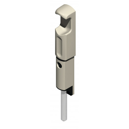 VERROU EN APPLIQUE ALUMINIUM DANAOS À PROFIL ÉTROIT