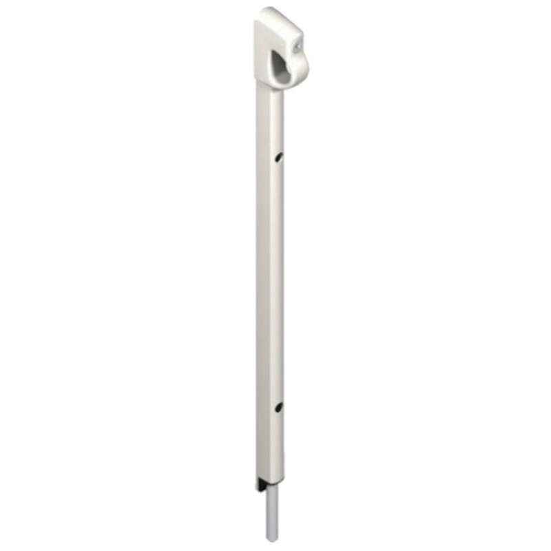 VERROU EN APPLIQUE ALUMINIUM DANAOS AVEC TÊTE BOUCLE
