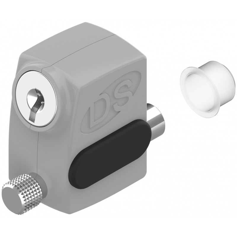 ARRÊT DE VANTAIL RÉVERSIBLE S'HESTIA LA CROISÉE DS AVEC PÊNE INOX ET CLÉ, MANUEL OU SEMI-AUTOMATIQUE