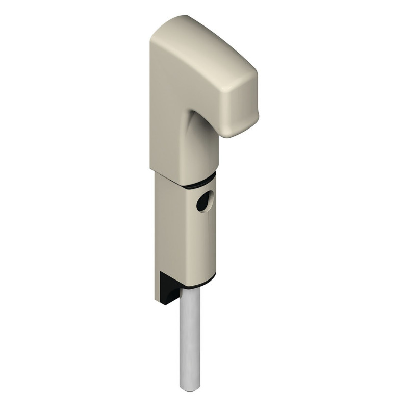 VERROU EN APPLIQUE ALUMINIUM DANAOS TÊTE CANNE