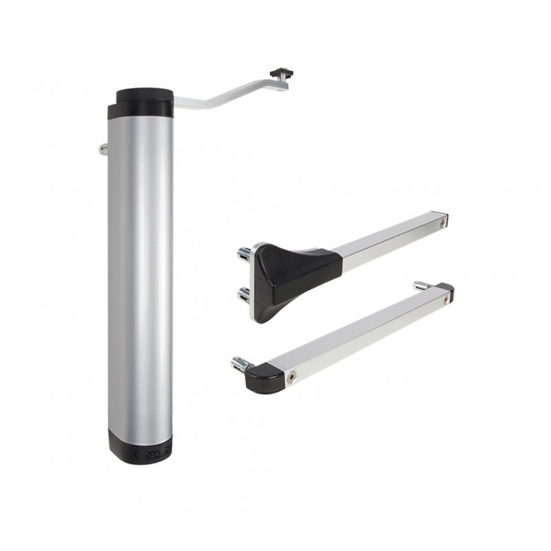 FERME-PORTILLON HYDRAULIQUE LOCINOX VERTICLOSE 2 POUR CHARNIÈRES 90°/180° ARGENT