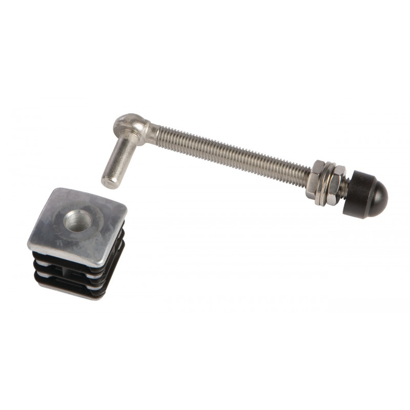 PAIRE D'ARTICULATIONS DE PORTAIL LOCINOX AVEC TIGE ALLONGÉE