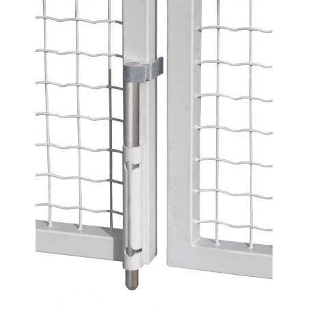 VERROU DE SOL EN APPLIQUE LOCINOX VSF À VISSER AVEC TIGE EN ACIER GALVANISÉ QUICK-FIXE