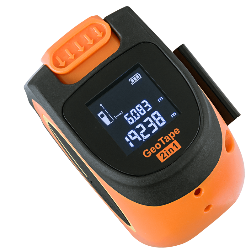 TELEMETRE LASER 20M AVEC RUBAN INTEGRE DE 5M GeoTape 2in1