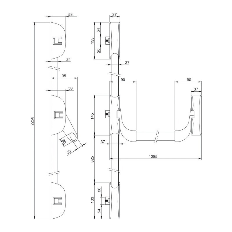 BARRE ANTIPANIQUE IDEA