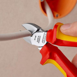 PINCE COUPANTE DE COTE 160MM ISOLEE KNIPEX 70 06 160