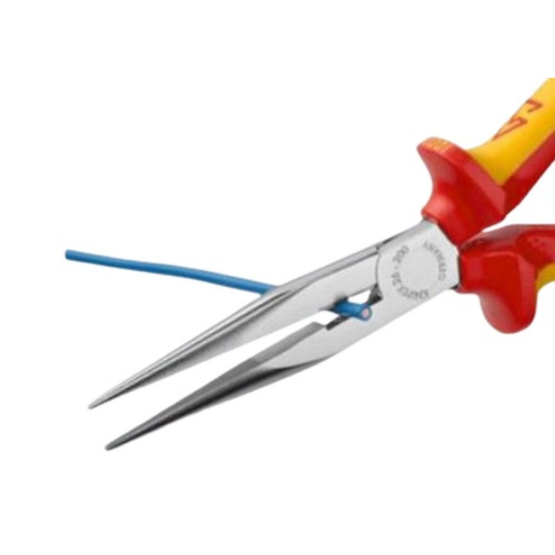 PINCE A BEC 1/2 ROND 200MM COUDEE ISOLEE