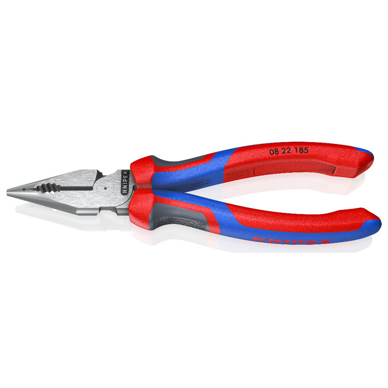 PINCE UNIVERSELLE KNIPEX DEMI-RONDE 185 MM - MODÈLE 08 22 185