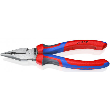 PINCE UNIVERSELLE KNIPEX DEMI-RONDE 185 MM - MODÈLE 08 22 185