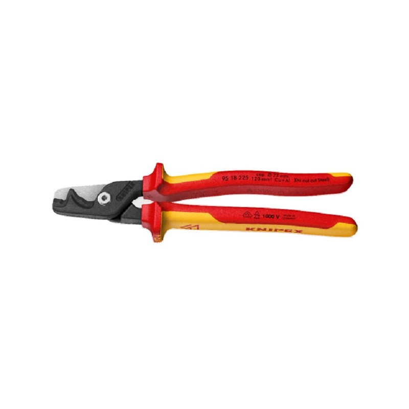PINCE COUPE CÂBLE KNIPEX STEPCUTT XL VDE - 95 18 225