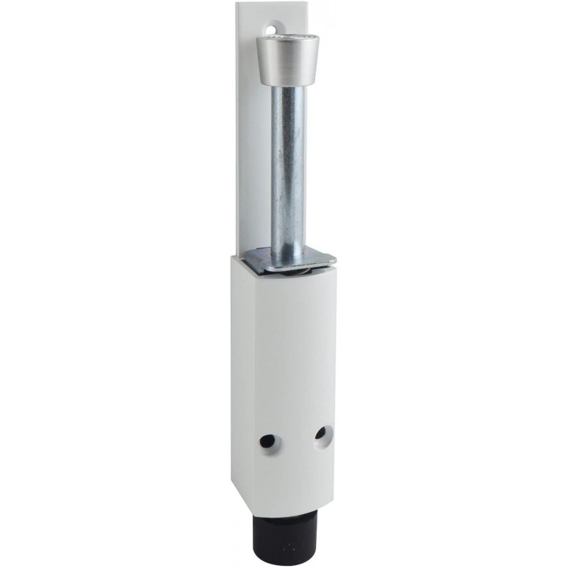 ARRÊT DE PORTE À PÉDALE VERTICAL EN ALUMINIUM BLANC KWS 60 1222 41 - RÉF. 122271