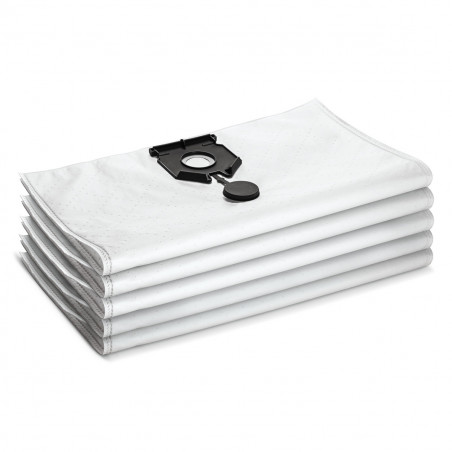 LOT DE 5 SACS FILTRANTS NON-TISSÉS POUR ASPIRATEUR KÄRCHER NT 40/50