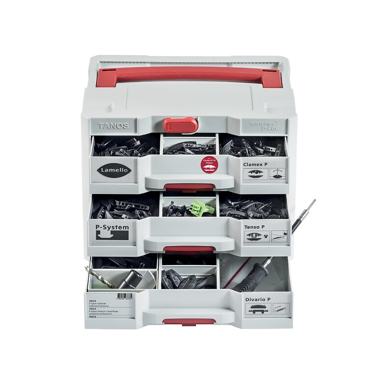 ASSORTIMENT D'ÉLÉMENTS D'ASSEMBLAGE P-SYSTEM LAMELLO SORTAINER