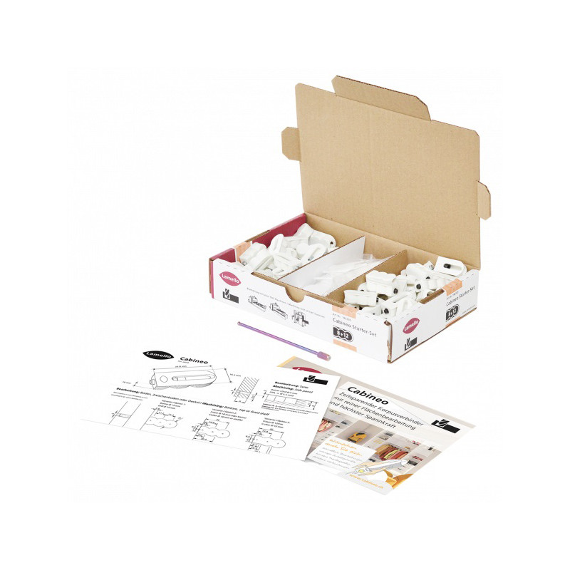 KIT DE DÉMARRAGE CABINEO 40 PCS - LAMELLO 186305 AVEC EMBOUT 8/12