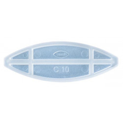 LAMELLES TRANSPARENTES C10, BOÎTE DE 300 UNITÉS