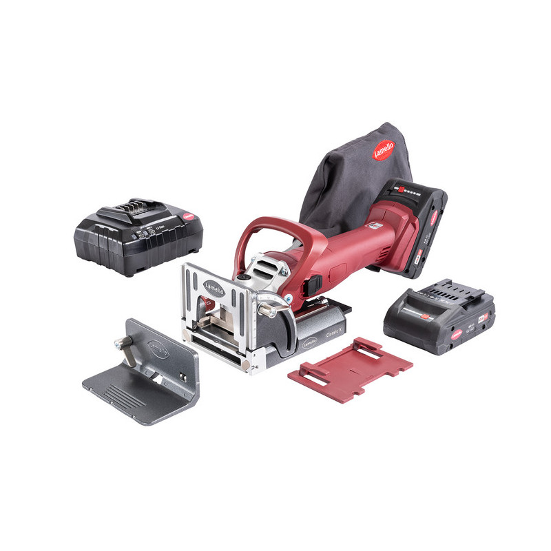 FRAISEUSE À RAINURER 18V LAMELLO CLASSIC X - 2 BATTERIES 4AH - CHARGEUR - COFFRET SYSTAINER