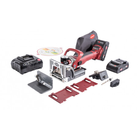 FRAISEUSE À RAINURER 18V LAMELLO ZETA P2 DP SET - 2 BATTERIES 4AH - CHARGEUR - COFFRET SYSTAINER