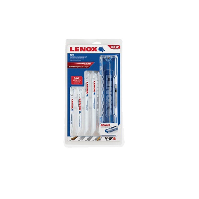 ENSEMBLE DE 9 LAMES DE SCIE SABRE POUR BOIS ET MÉTAL LENOX