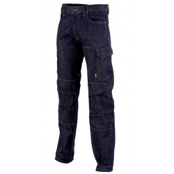 PANTALON DE TRAVAIL HOMME ALICKI LAFONT MULTIPOCHES EN JEAN PANTALON DE TRAVAIL HOMME ALICKI LAFONT MULTIPOCHES EN JEAN