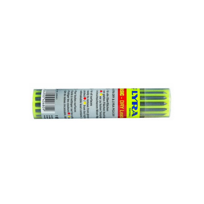 ETUI DE 12 MINES GRAPHITES LYRA DRY 2B