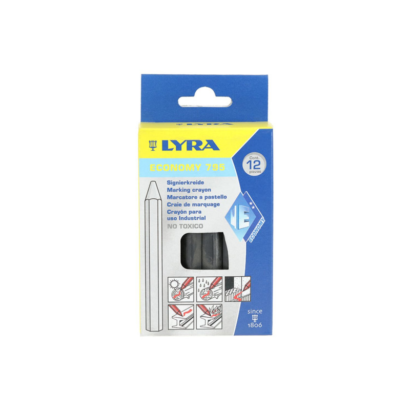 ENSEMBLE DE 12 CRAIES DE MARQUAGE LYRA - ÉCONOMIQUE