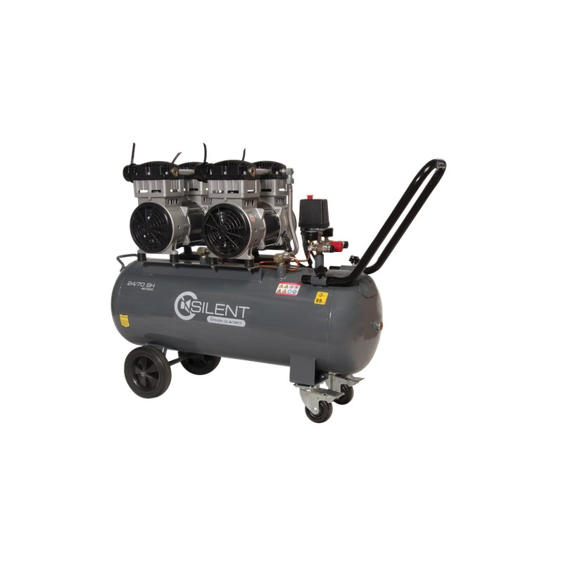 COMPRESSEUR MONOBLOC 2200W LACME SILENT 24/80 SH - RÉF. 461960