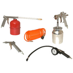 ENSEMBLE DE 5 ACCESSOIRES PNEUMATIQUES LACME DÉCOUVERTE