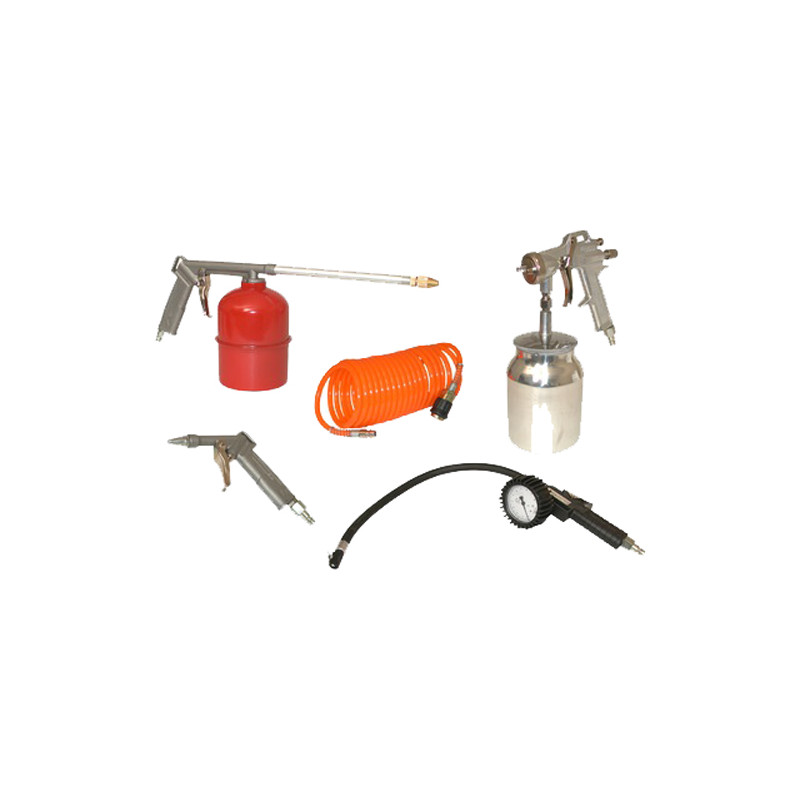 ENSEMBLE DE 5 ACCESSOIRES PNEUMATIQUES LACME DÉCOUVERTE